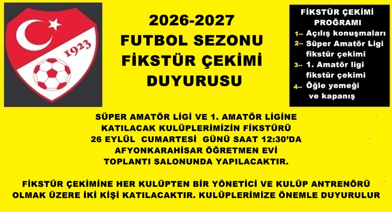 2026-2027 FUTBOL SEZONU BAŞLIYOR